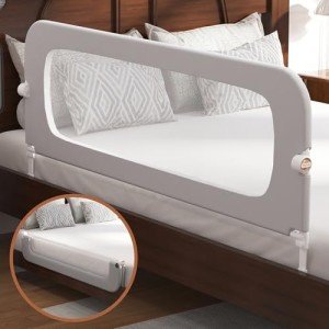 Adjustable Bed Rail for Toddlers – Foldable Guard