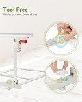 OasisSpace Folding Bed Safety Rail for Seniors