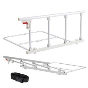 ELENKER Adjustable Folding Bed Safety Rail for Seniors