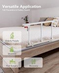 OasisSpace Folding Bed Safety Rail for Seniors