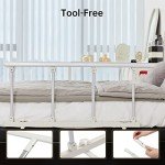 ELENKER Adjustable Folding Bed Safety Rail for Seniors