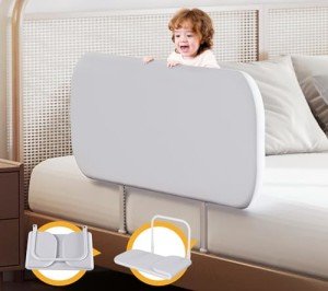 Foldable Bed Rail for Kids – Portable and Easy to Install