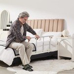 ELENKER Adjustable Folding Bed Safety Rail for Seniors