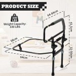 Adjustable Bed Rails for Seniors, Heavy Duty Support