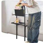 Adjustable Bed Rails for Elderly with Tray & Storage