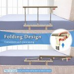 Collapsible Bed Rails for Elderly Safety and Support