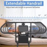 Adjustable Bed Rails with Light & Pocket