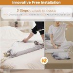 Toddler Bed Rail, 190cm Folding Safety Guard