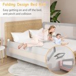 Foldable Baby Bed Rails Guard for Toddlers