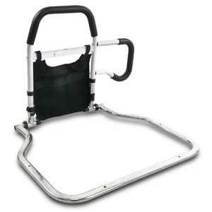 Adjustable Foldable Bed Rails for Seniors with Storage