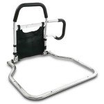 Adjustable Foldable Bed Rails for Seniors with Storage