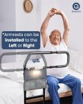 Safety Bed Rails for Elderly Adults with Motion Light