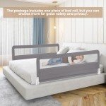 Portable Extra Long Toddler Bed Rail Guard