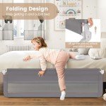 Portable Extra Long Toddler Bed Rail Guard