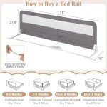 Portable Extra Long Toddler Bed Rail Guard