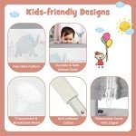 Baby Joy Extra Long Adjustable Bed Rail for Toddlers