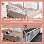 Baby Joy Extra Long Adjustable Bed Rail for Toddlers