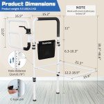 Adjustable Bed Rails for Seniors with Handrail