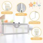 HONEY JOY 77-Inch Portable Toddler Bed Rail
