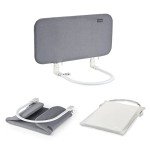 Foldable Toddler Bed Rails - Grey (32 Inch)