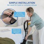 Adjustable Foldable Bed Rails for Seniors Safety