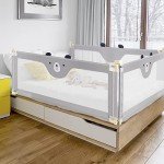 HONEY JOY 77-Inch Portable Toddler Bed Rail