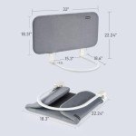 Foldable Toddler Bed Rails - Grey (32 Inch)