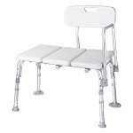 Adjustable Transfer Bench for Seniors and Disabled