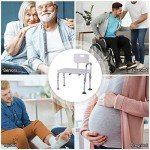 Adjustable 6-Level Shower Transfer Bench Chair