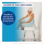 Carex Adjustable Bathtub Transfer Bench for Easy Access