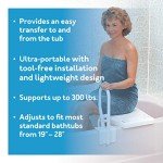 Carex Portable Shower Bench with Comfort Seat