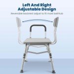 Careboda Adjustable Tub Transfer Bench and Shower Chair