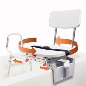 Sliding Transfer Bench with Swivel Seat