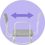 Medline Adjustable Bath Transfer Bench with Non-Slip Feet