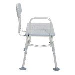 Drive Medical Three-Piece Transfer Bench - Gray