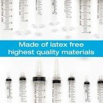 60ml Catheter Tip Syringe with Covers 10 Pack by Tilcare - Sterile Plastic Medicine Food Droppers for Children, Pets or Adults – Latex-Free Oral Medication Dispenser - Large Feeding Tube Syringes