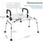 Eosprim Adjustable Shower Chair with Swivel Seat
