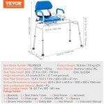 VEVOR Transfer Bench for Seniors and Disabled Users