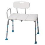 Aquasense Reversible Backrest Adjustable Transfer Bench