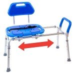 HydroGlyde Premium Sliding Shower Chair with Cushion