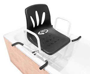 Swivel Bath Seat for Seniors - 360° Rotating Chair