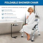 Foldable Shower Chair for Seniors and Disabled