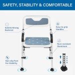 Foldable Shower Chair for Seniors and Disabled