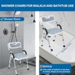 Foldable Shower Chair for Seniors and Disabled