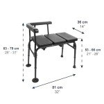 KMINA Non-Slip Bath Bench for Adults