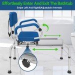 FSA/HSA Sliding Shower Chair with Swivel Seat