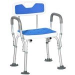 Adjustable Shower Chair for Seniors and Disabled