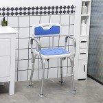 Adjustable Shower Chair for Seniors and Disabled
