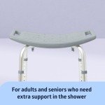 Aluminum Bath Benches Without Back by Medline