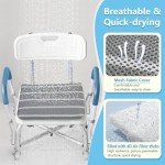Padded Shower Seat Cushion for Seniors and Disabled
